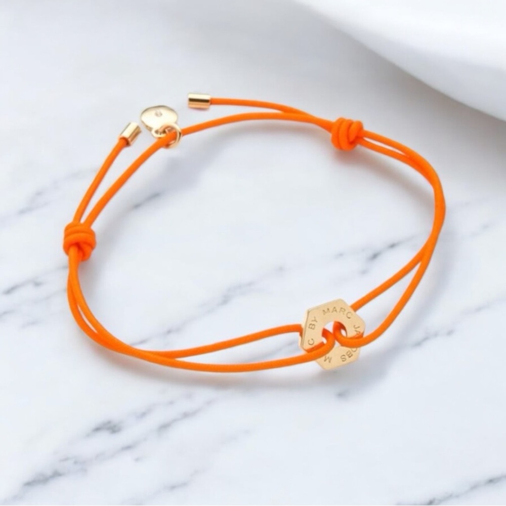 Marc By Marc Jacobs Orange and Gold Bracelet NWT